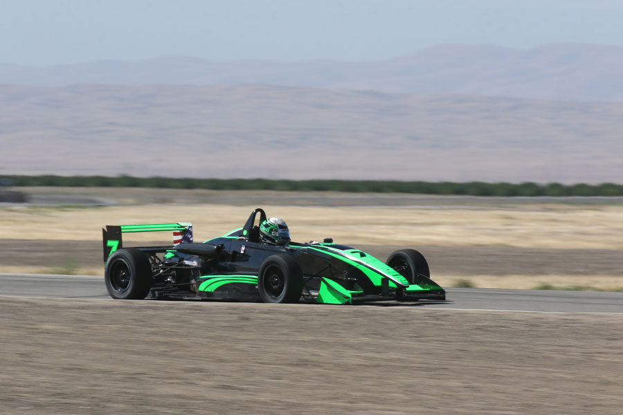 A car on track at Buttonwillow Raceway Park