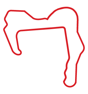 Outline of The Classic layout at Buttonwillow Raceway Park