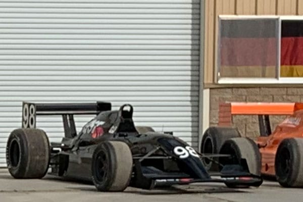The FastLane Lola T93/20 Indy Lights car at Buttonwillow Raceway Park.