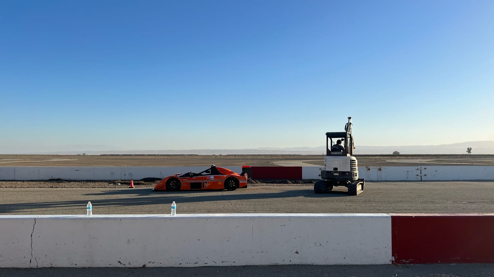 The FastLane Radical SR3 sports racer at Buttonwillow Raceway Park.