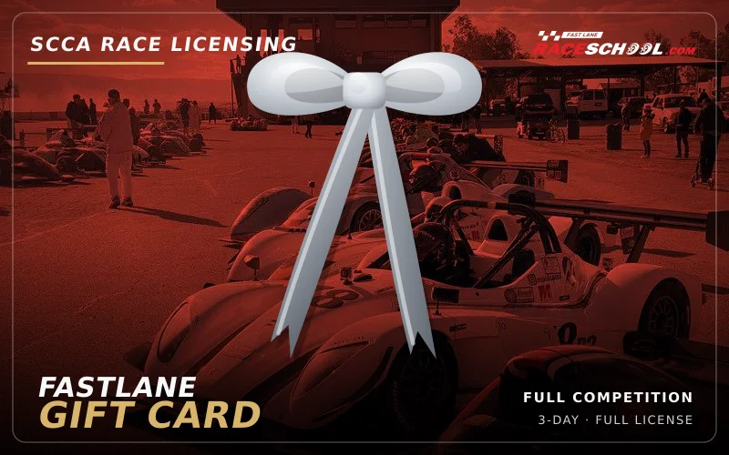 SCCA Race Licensing Full Competition License gift certificate