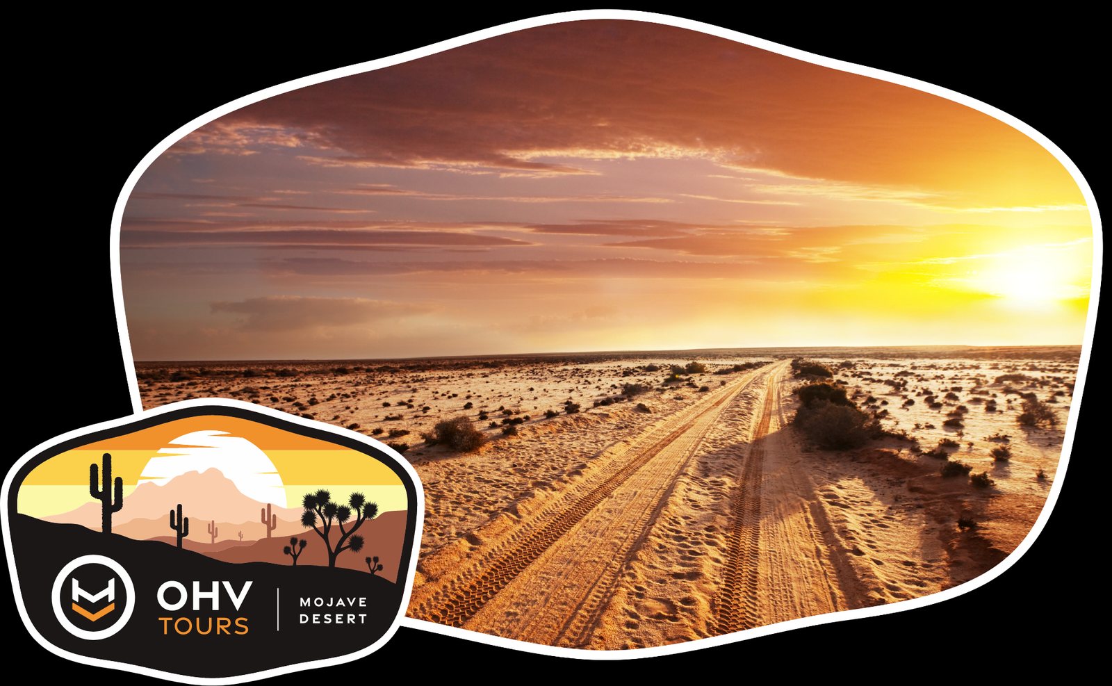 The Mojave Desert at sunset, OHV Tours
